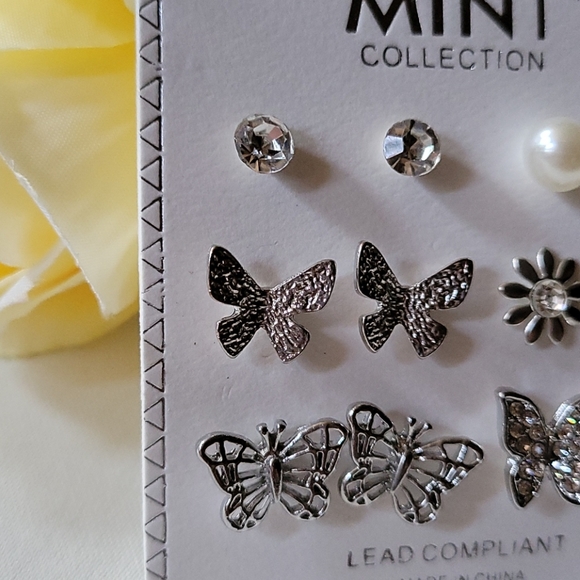 NEW SET OF 6 EARRINGS - Picture 4 of 8